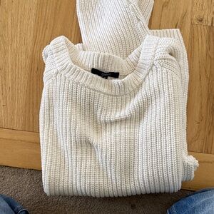 Quince 100% organic cotton fisherman sweater XL